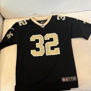 Nike Black and Gold Kids Jersey